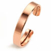 Handgefertigtes Kupferarmband Freya – 12 mm breit, robust und elegant geschmiedet für den Alltag